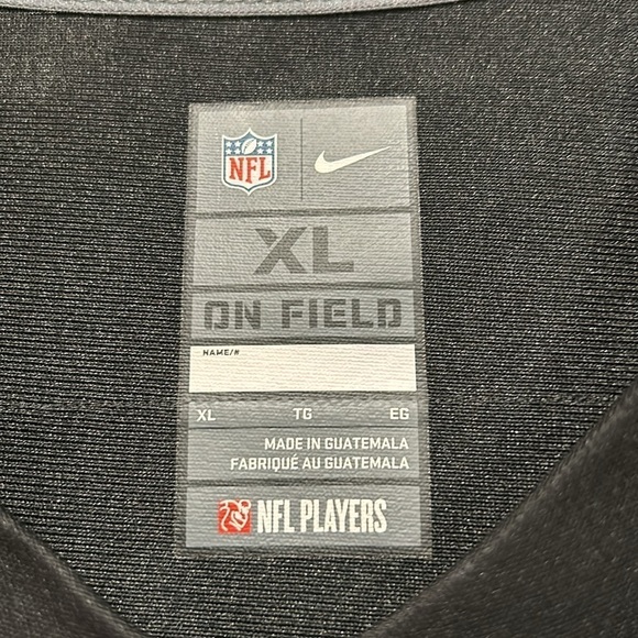 Pittsburgh Steelers, Smith-Schuster number 19 black NFL jersey XL MENS flawed - Picture 6 of 9